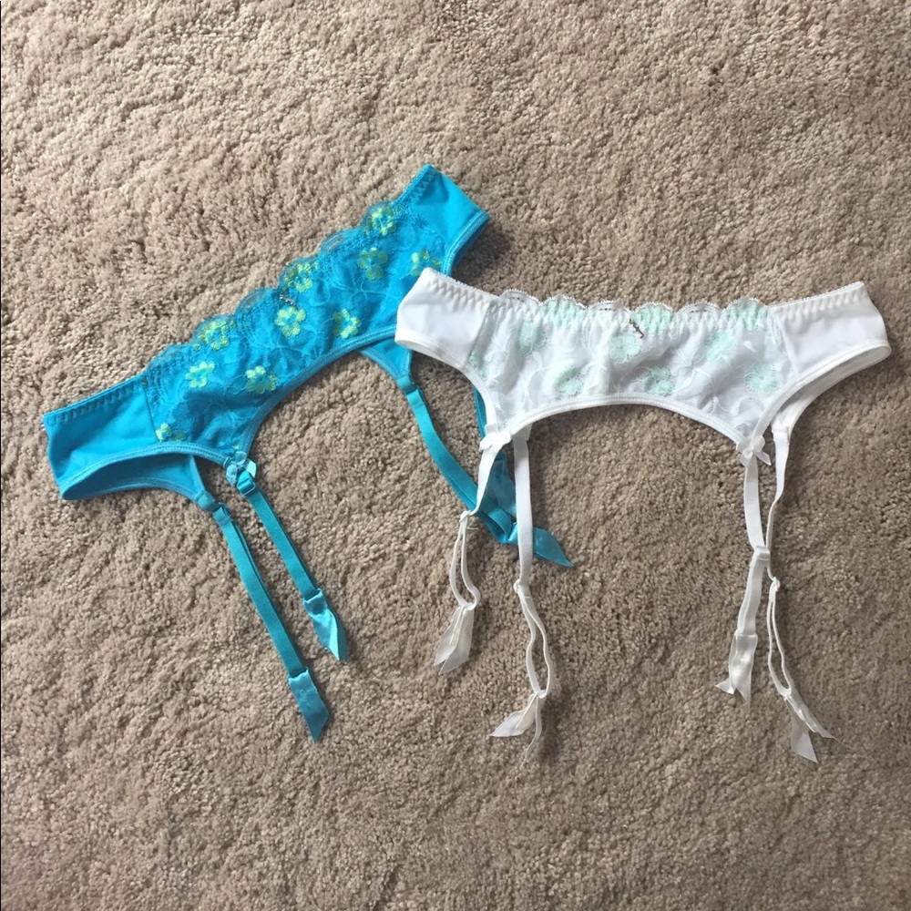 Satin & Lace Garters