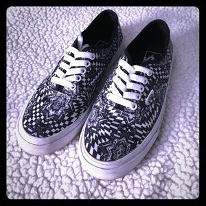 Tribal Print Vans-PRICE FIRM-