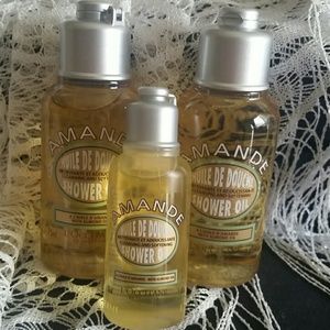 Bundle of L'Occitane Almond Shower Oil Travel Size