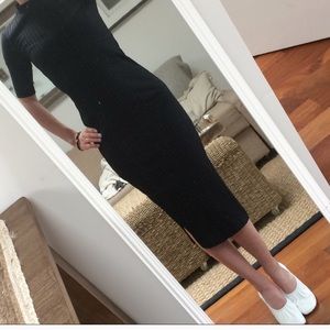 Midi Mockneck Dress