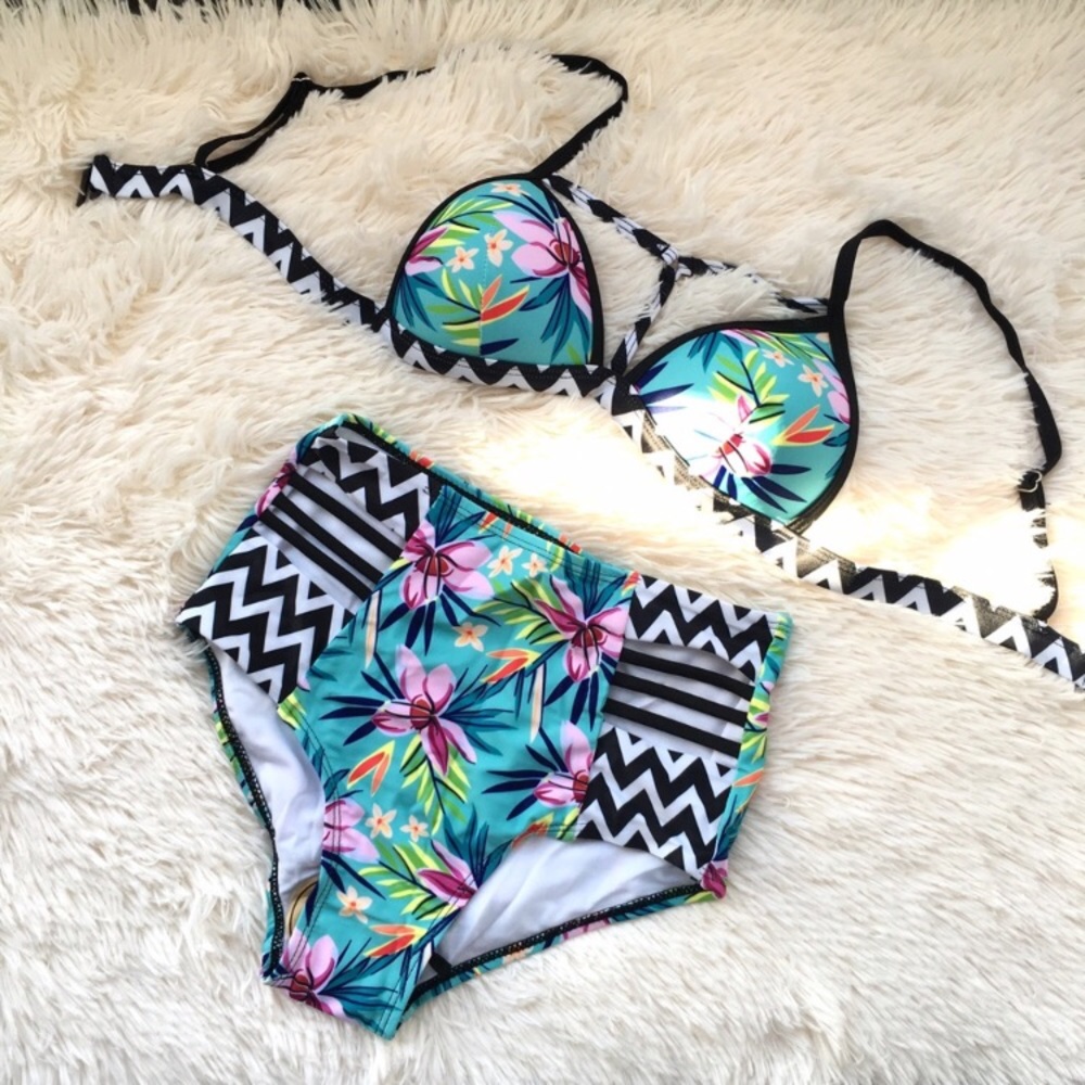 🌸"Candace" || Strappy High-Waisted Bikini 🌸 - Picture 2 of 6
