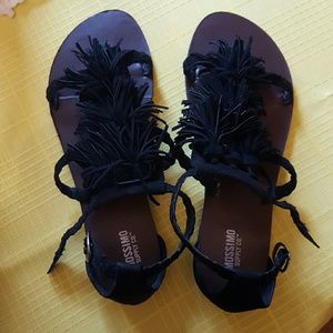Massimo black sandle