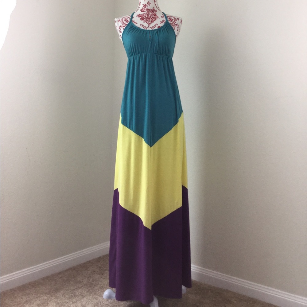 Mossimo 3 Tone V Maxi Dress XS