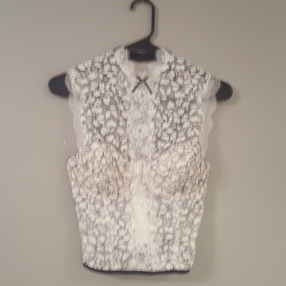 Nwt Victoria's Secret High Neck Corset Size 36/C - Picture 2 of 7
