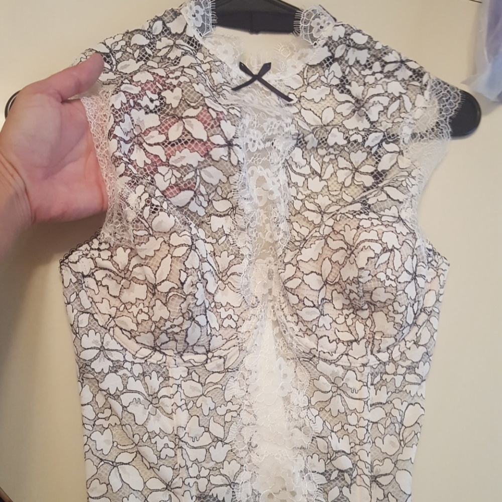 Nwt Victoria's Secret High Neck Corset Size 36/C - Picture 3 of 7