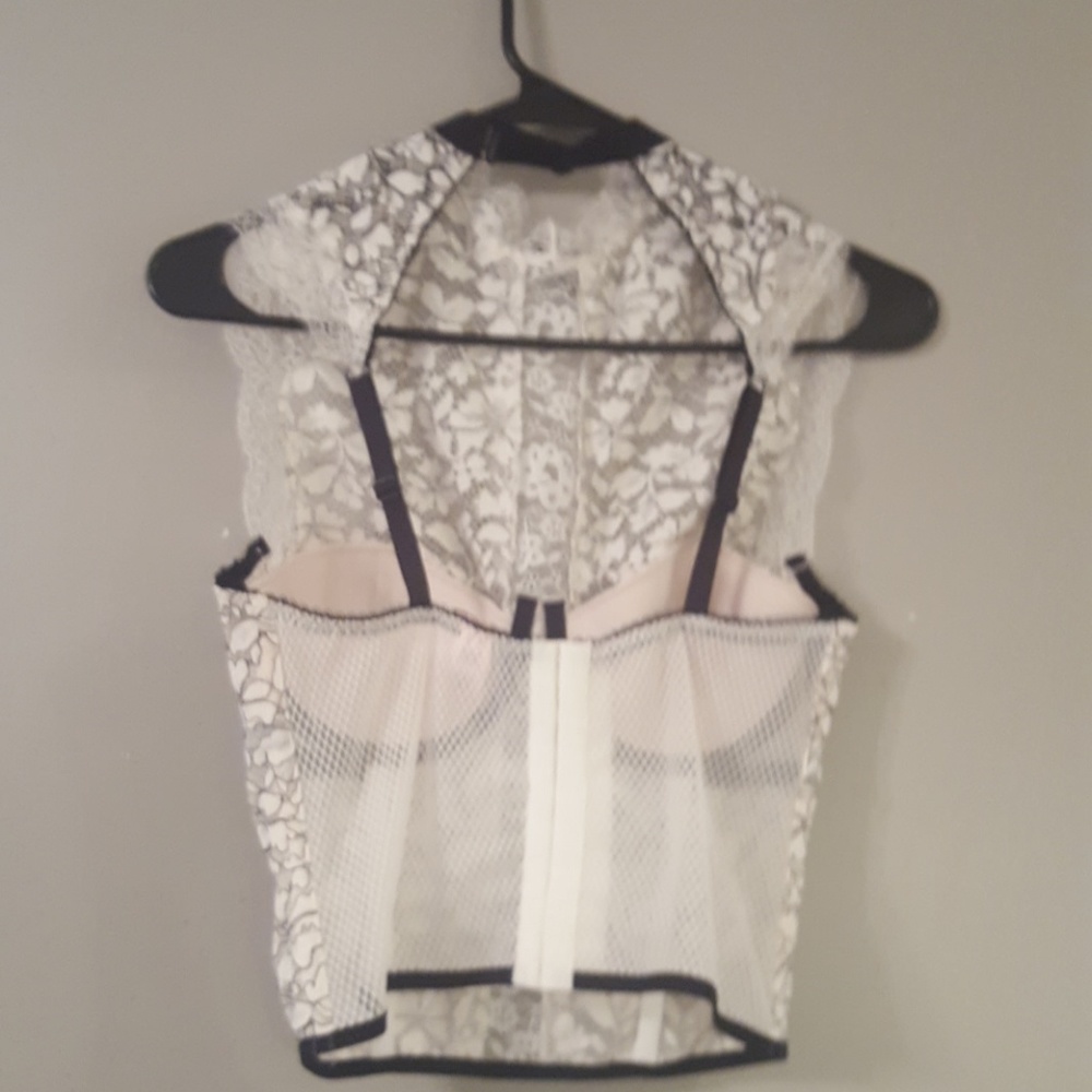 Nwt Victoria's Secret High Neck Corset Size 36/C - Picture 4 of 7