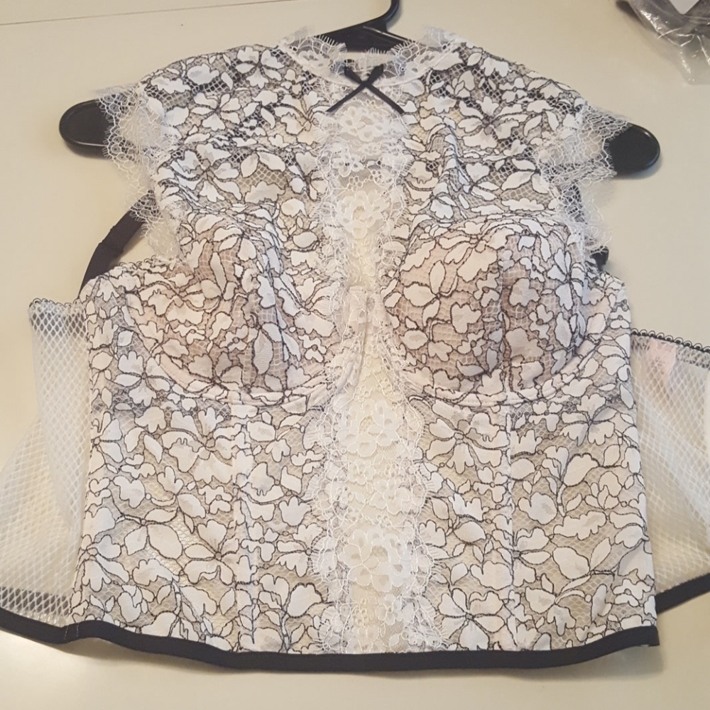 Nwt Victoria's Secret High Neck Corset Size 36/C - Picture 6 of 7