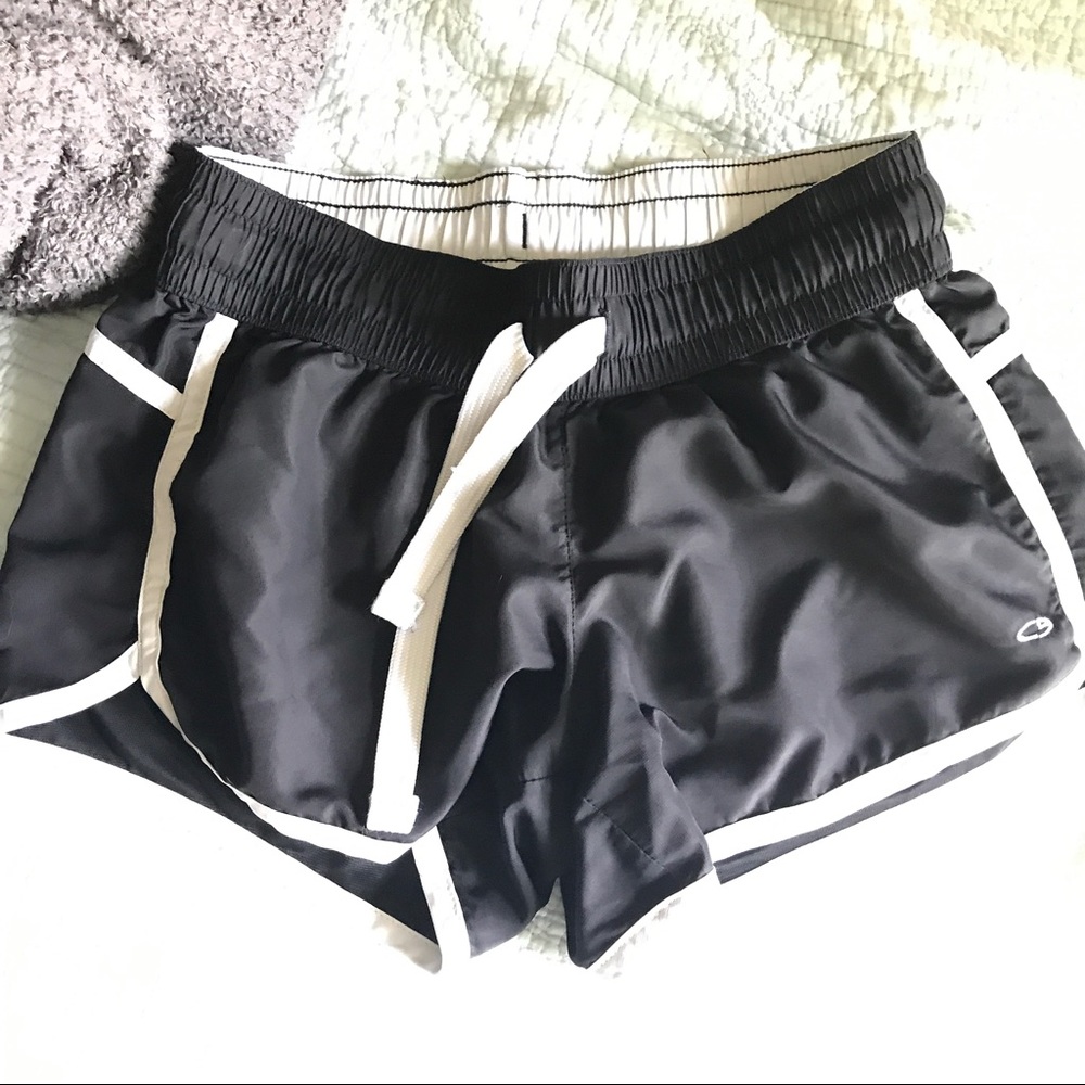 Black Champion athletic shorts
