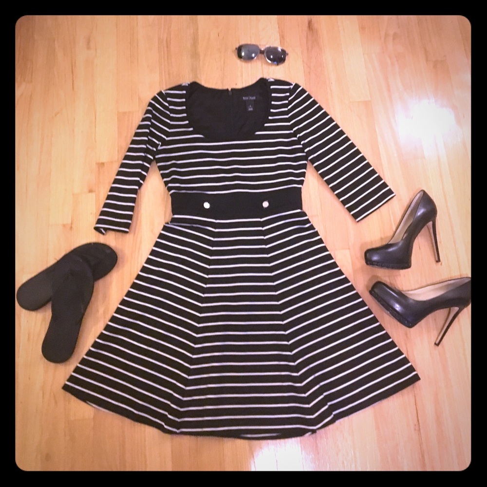 White House Black Market striped dresss