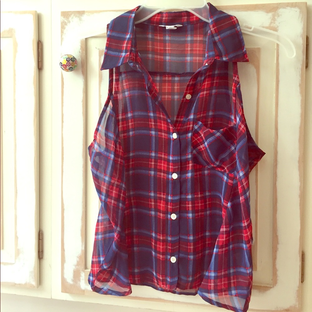 Plaid Aeropostale tank