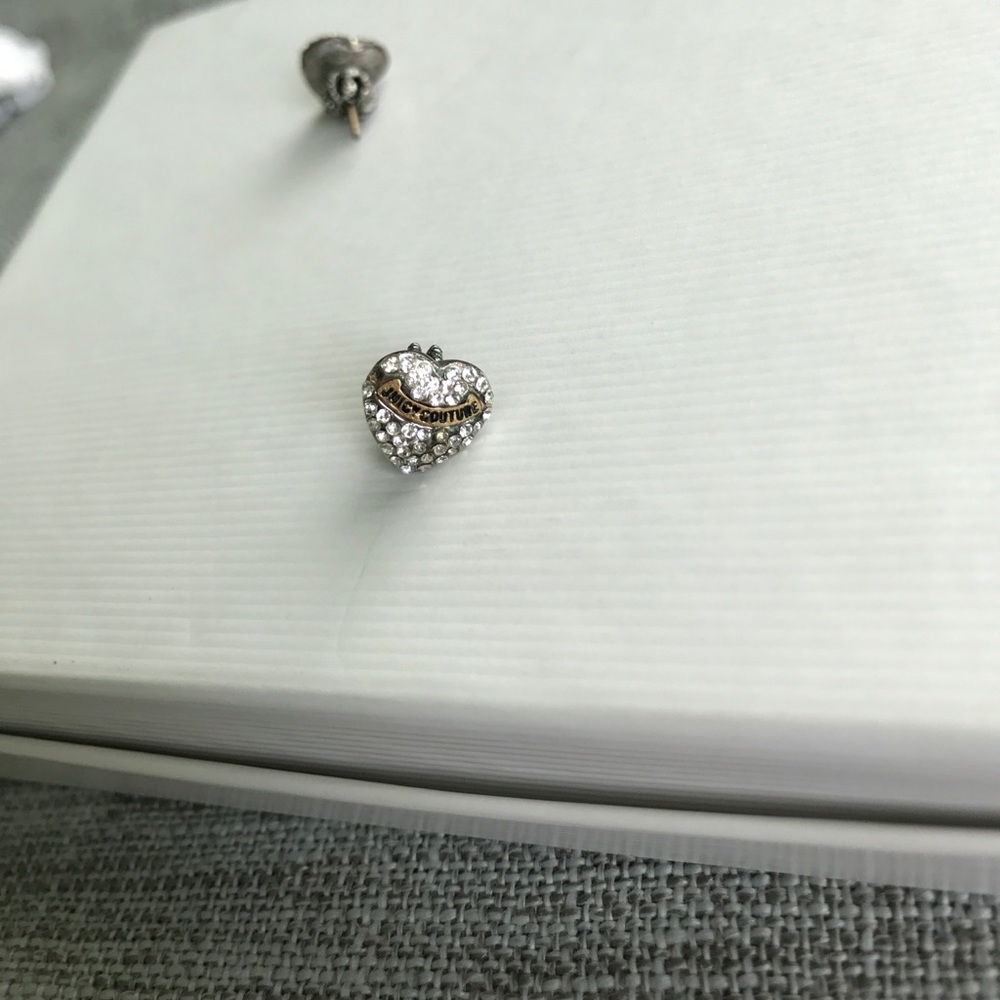 Juicy Couture heart earrings