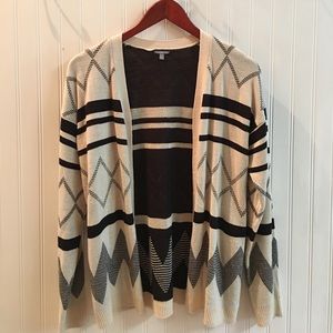 Aztec Print Cardigan