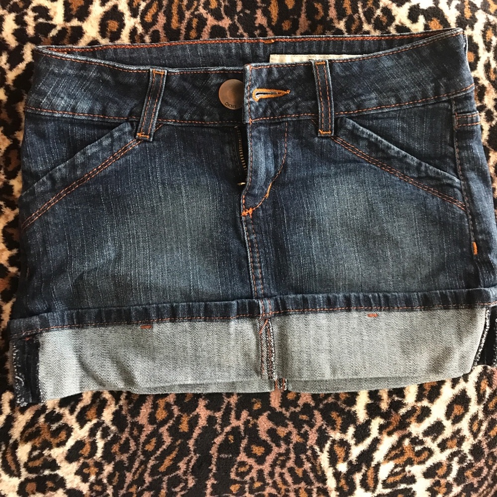 Jeans / Denim shorts skirt