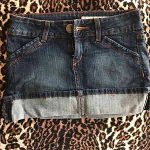 Jeans / Denim shorts skirt