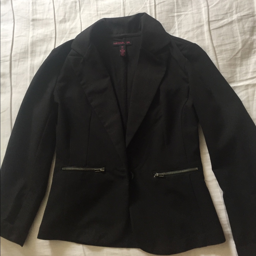 Black mini blazer jacket
