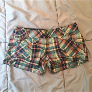 Billabong madras shorts size 5