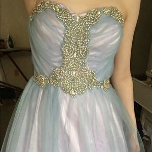 Tulle & Sequins Formal Prom Dress