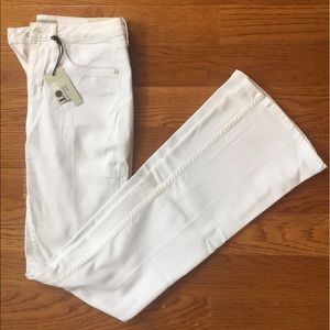 Topshop White Flare Jeans