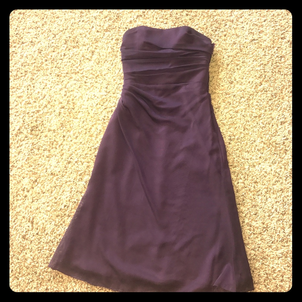 Jim HJelm Bridesmaids Dress Deep Purple