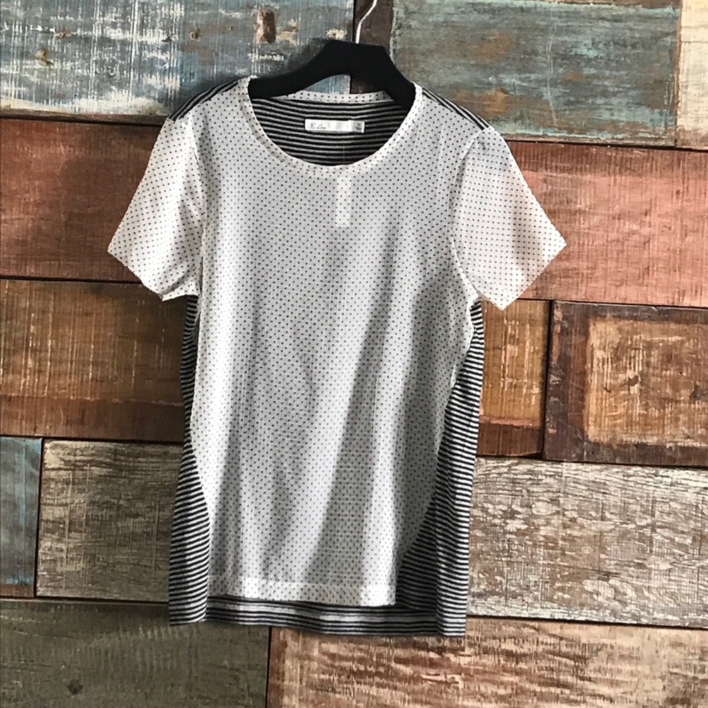 Madewell multi fabric tee