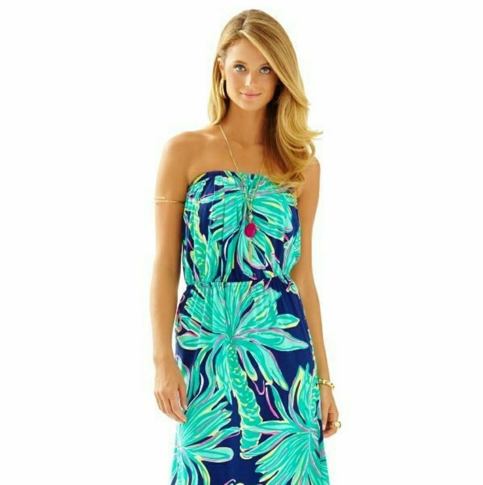 Lilly Pulitzer Marlisa bright navy tiger palm