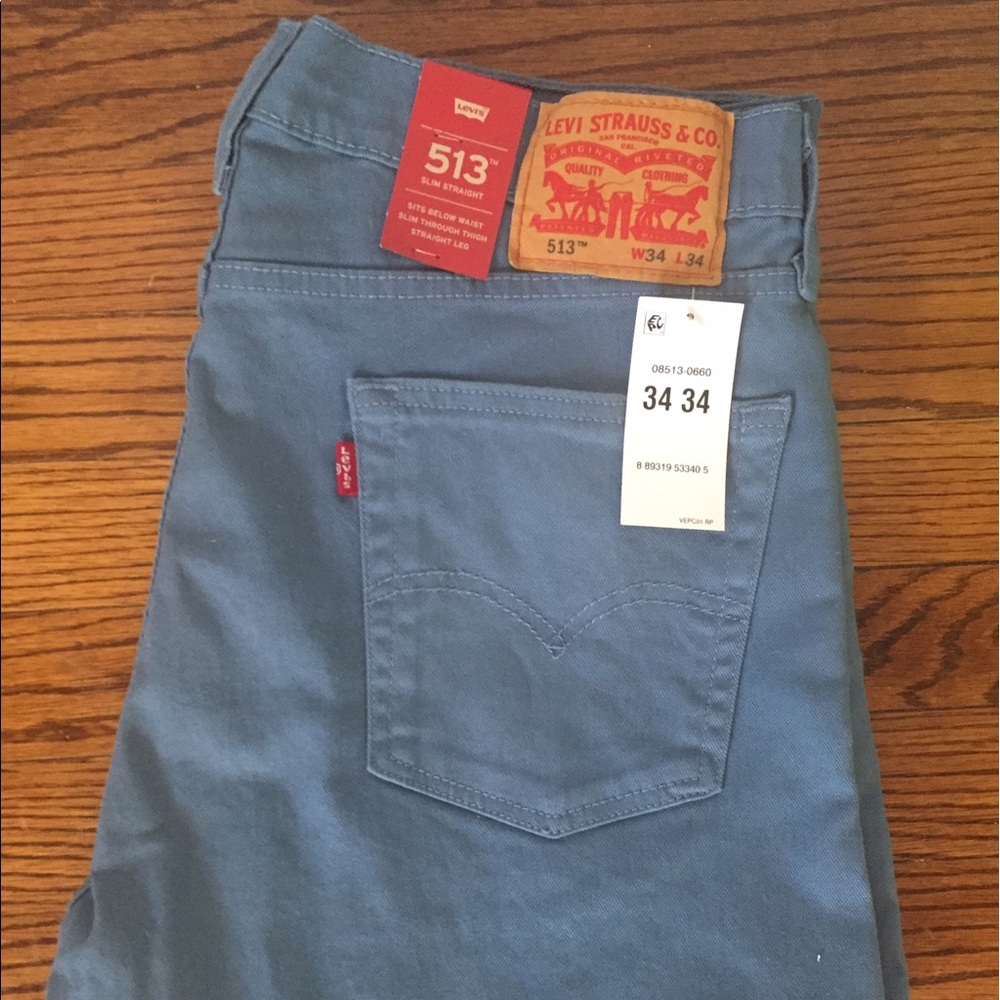 Levi's 513 34X34 NWT