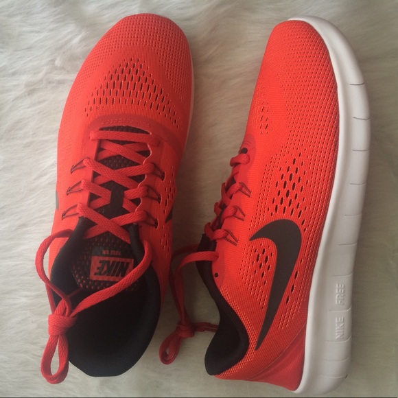 Nike free run red black white Women - Picture 7 of 8