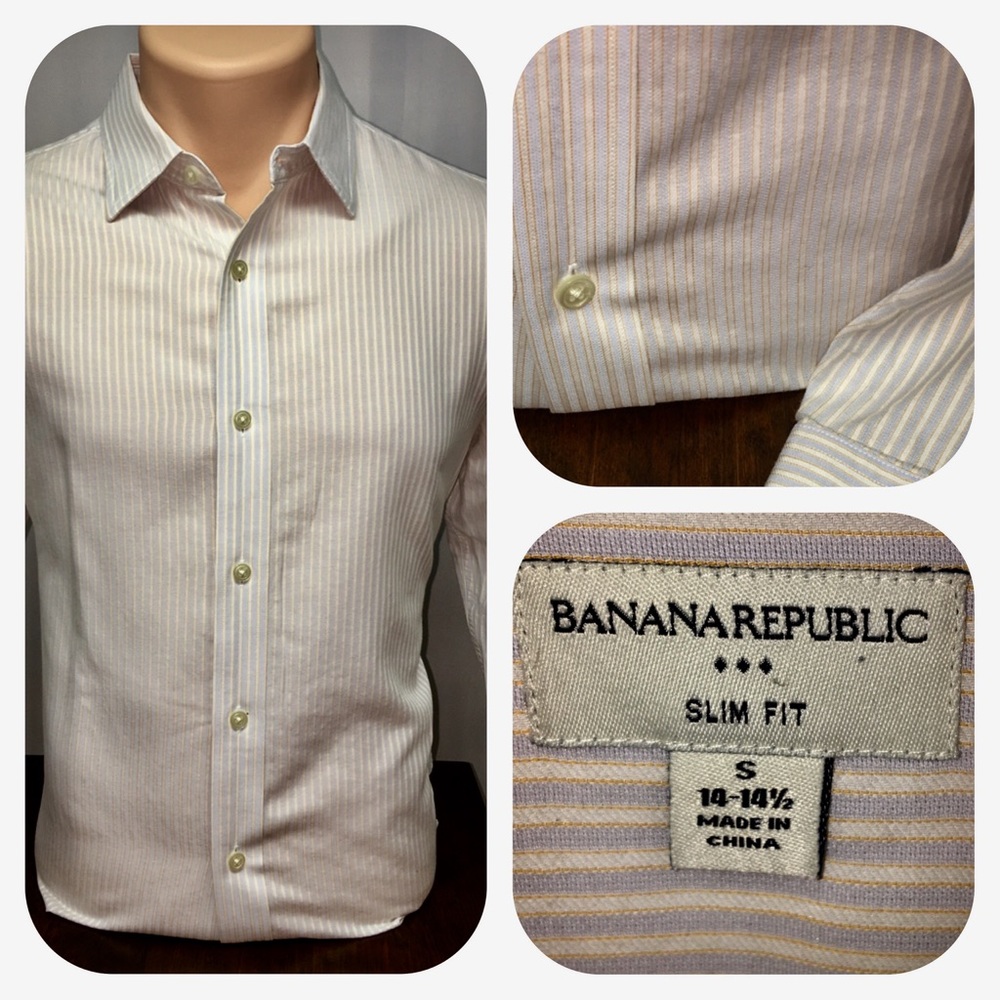 Banana Republic slim fit shirt - Small, 14-14 1/2