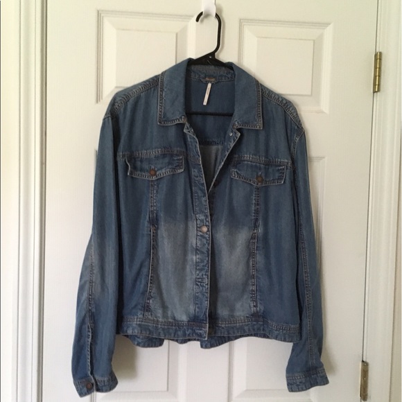 Free People Jackets & Blazers - Free People Denim Jacket, worn 3x, comes in FP Bag