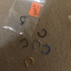 Nose rings 16g