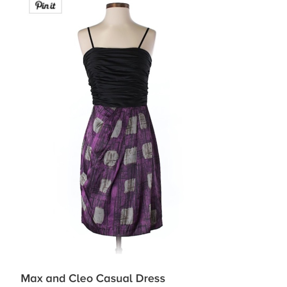 Max and Cleo Strapless Dress