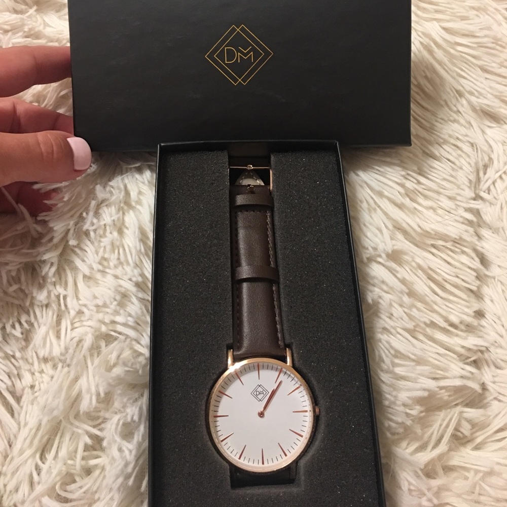 Defined Men Leather Watch