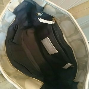 Authentic coach sateen bucket