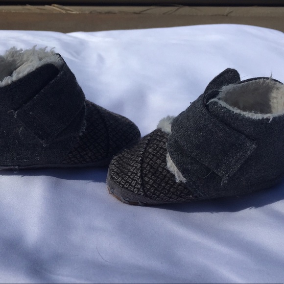 đź’‹Soldđź’‹Toms Cuna Grey Felt Tweed Boities - Picture 4 of 7