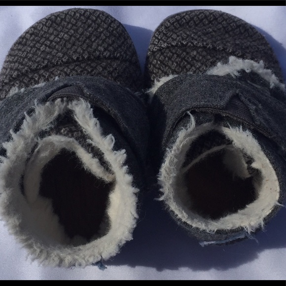 đź’‹Soldđź’‹Toms Cuna Grey Felt Tweed Boities - Picture 5 of 7