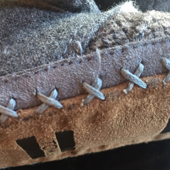 đź’‹Soldđź’‹Toms Cuna Grey Felt Tweed Boities - Picture 7 of 7