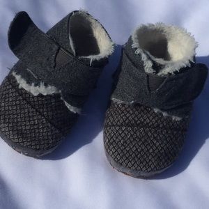 💋Sold💋Toms Cuna Grey Felt Tweed Boities