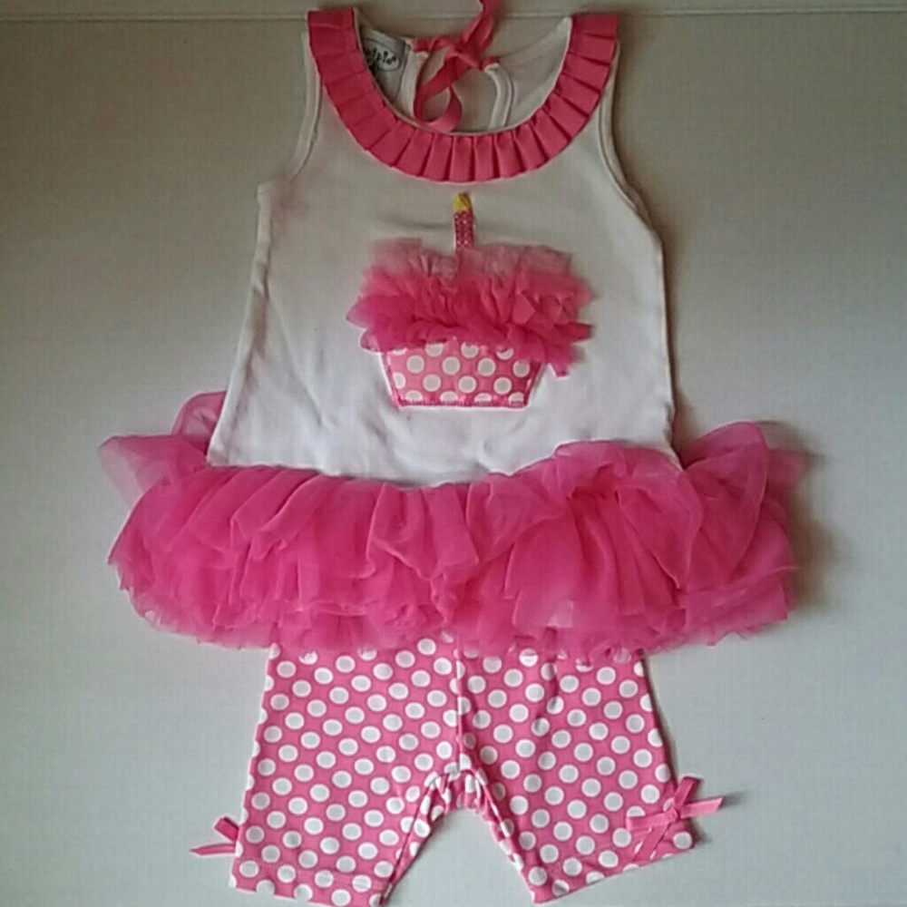Mud Pie first birthday outfit 9-12m
