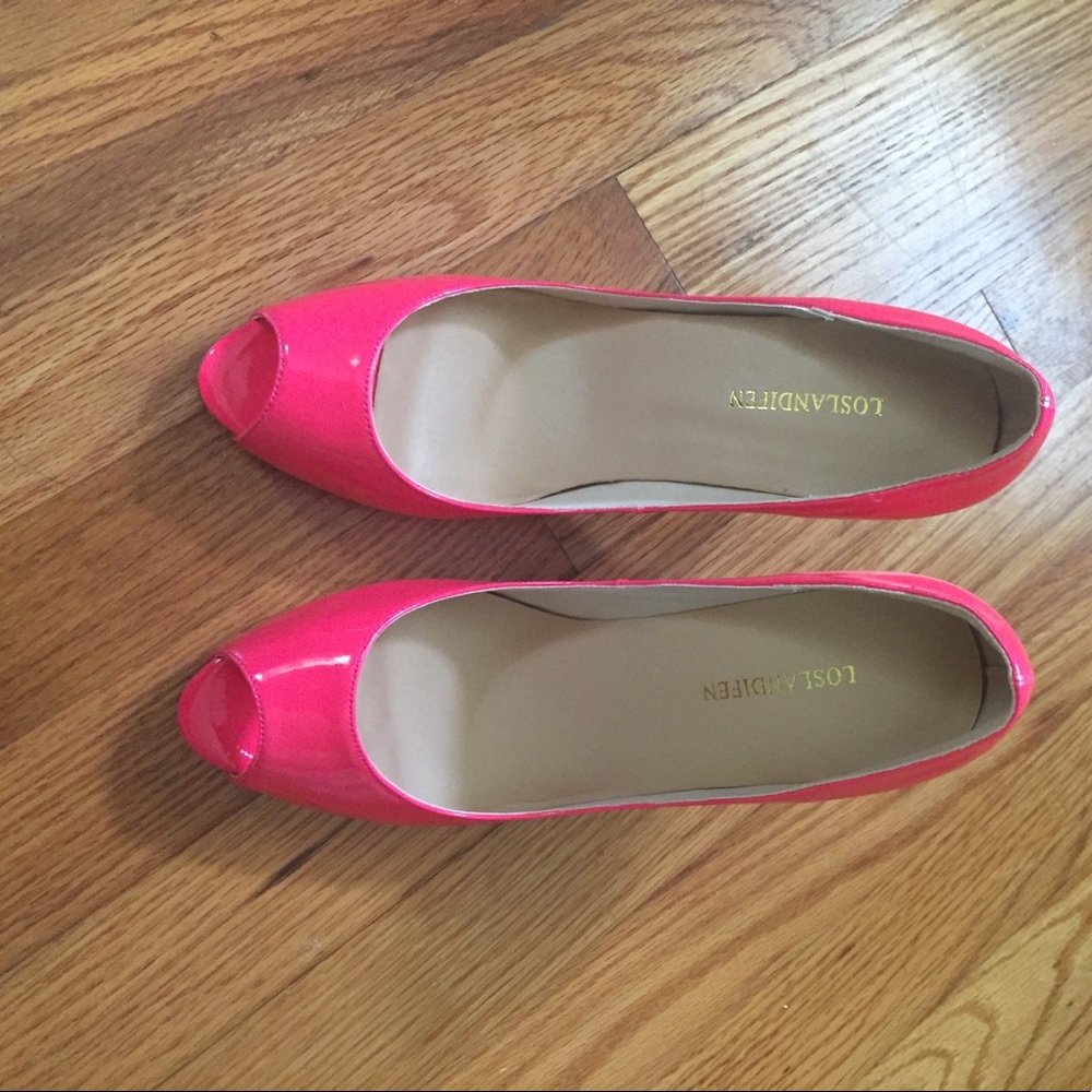 Hot pink heels