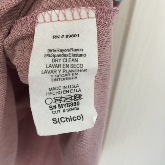 Brooch embellished strapless dress - mauve - Picture 3 of 6