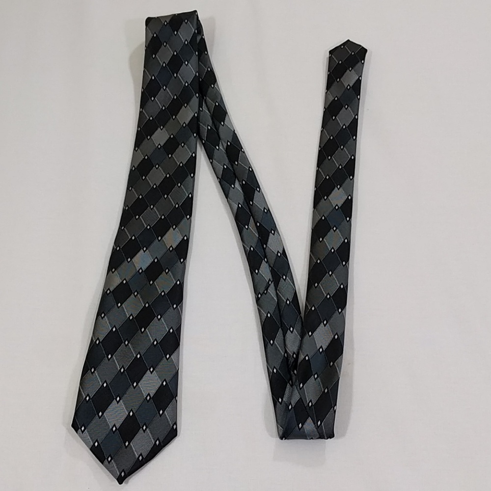 Men's tie silver