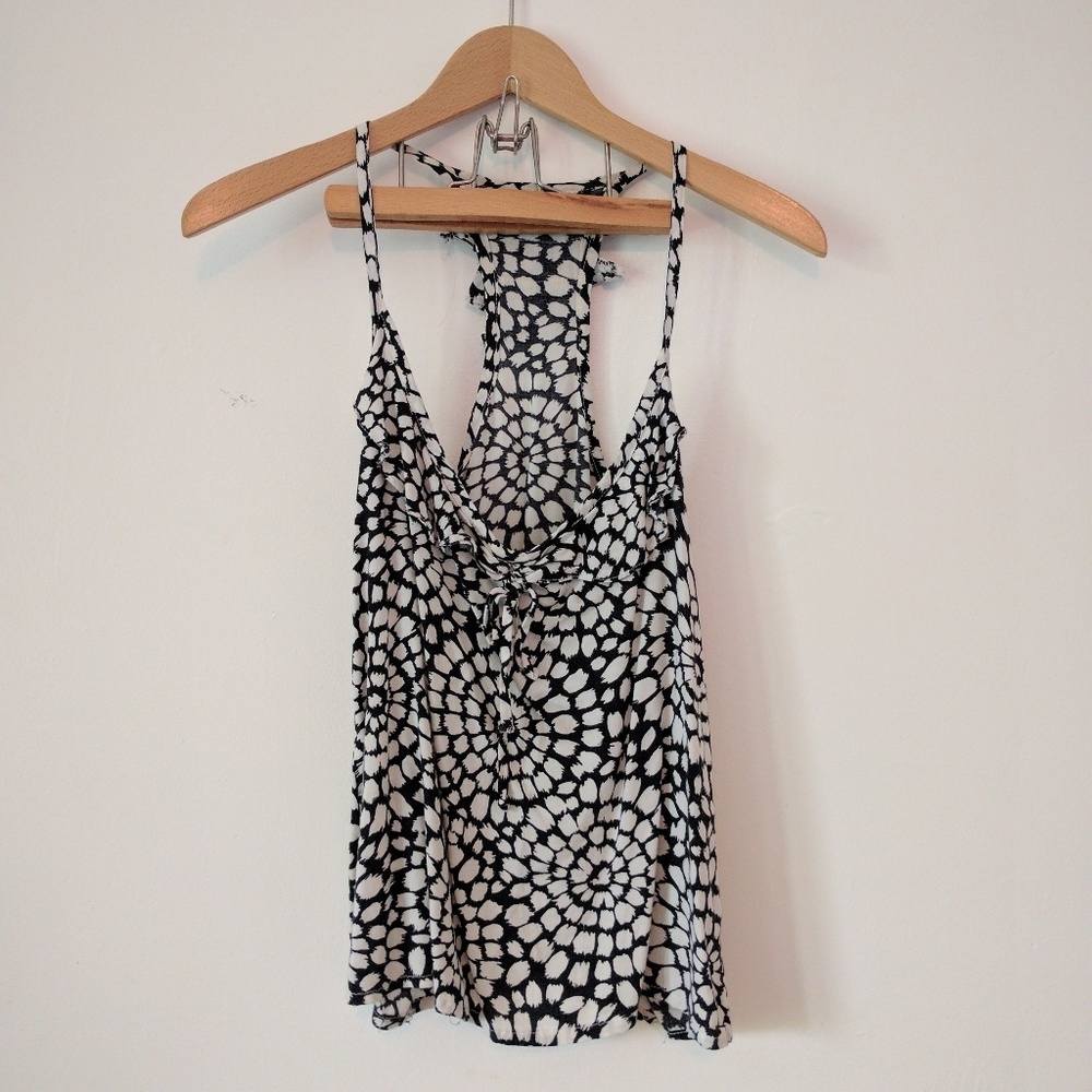 Starburst ruffle cami