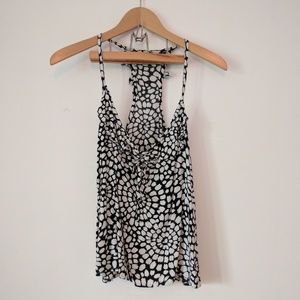 Starburst ruffle cami