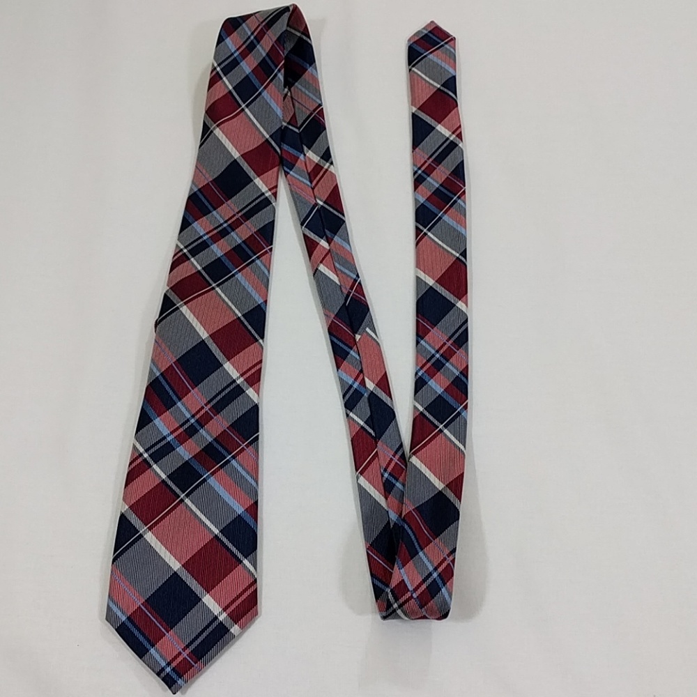 Men's tie red and blue