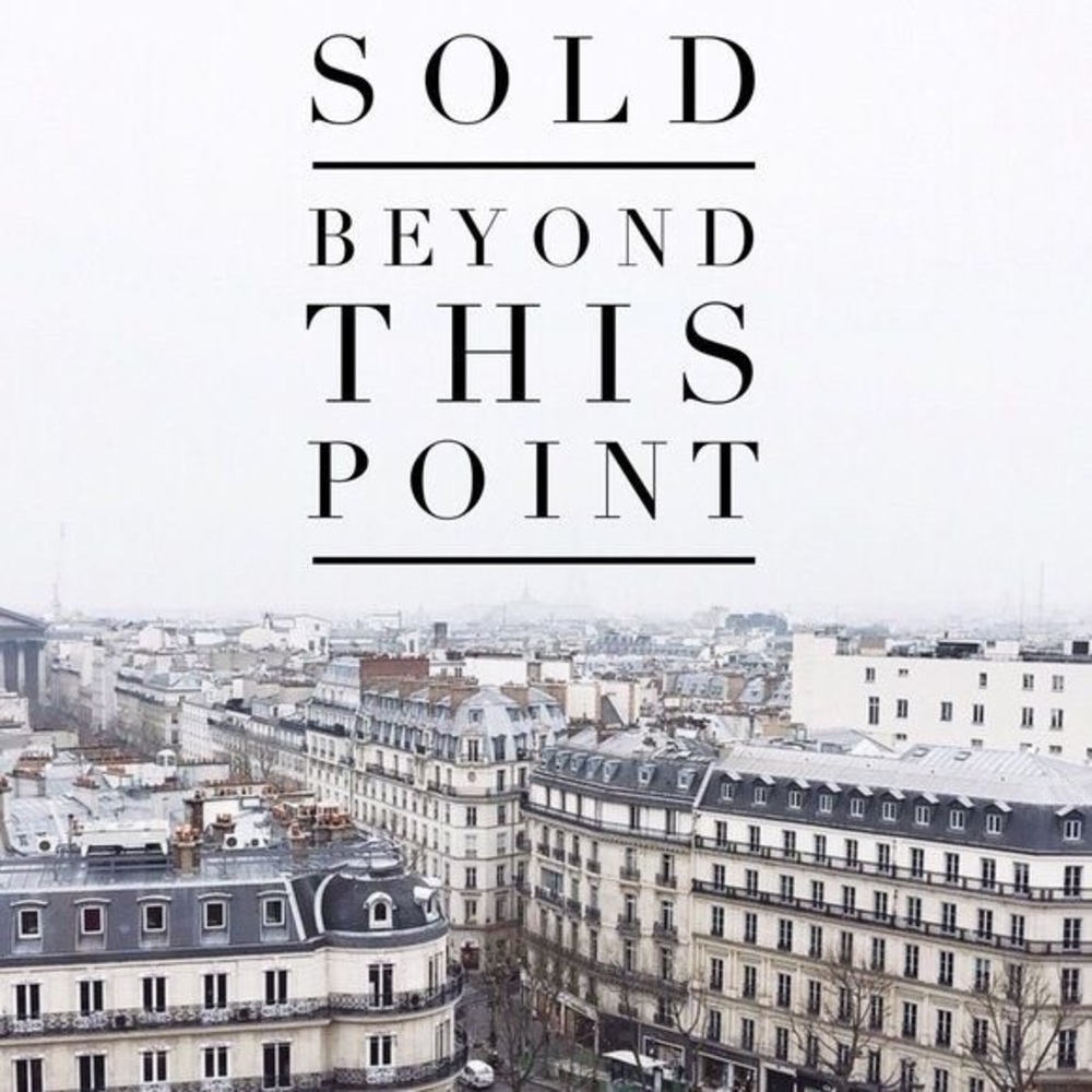 Everything past this point is sold!