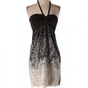 NWT Arden B Size S Sheath Pencil Straight Sweetheart Neck A-Line Halter Dress