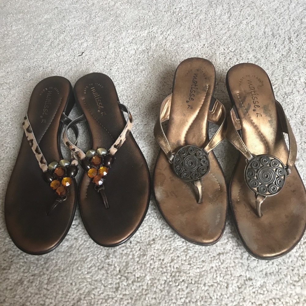 Bundle of Matisse Stylish sandles