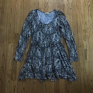 SHOW ME YOUR MUMU LONG SLEEVE PRINTED DRESS