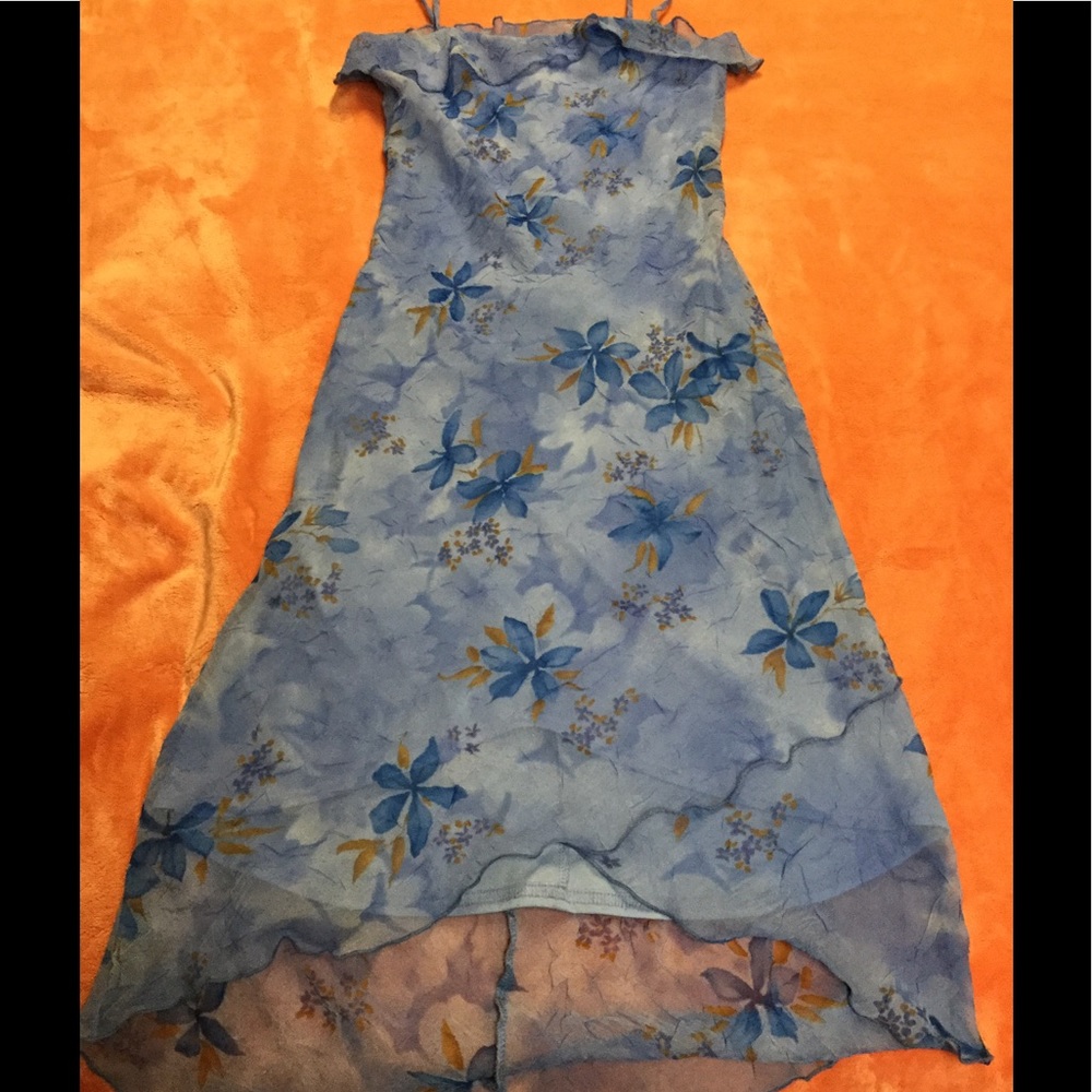 Spaghetti Strap Sheer Dress
