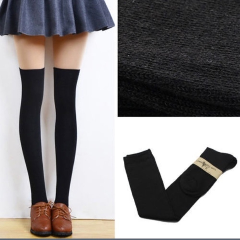 👣Long black socks women sexy thights👣